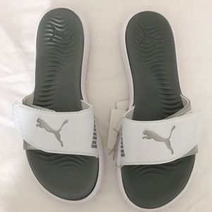 New Puma Surfcat Women, White-Silver, size 7